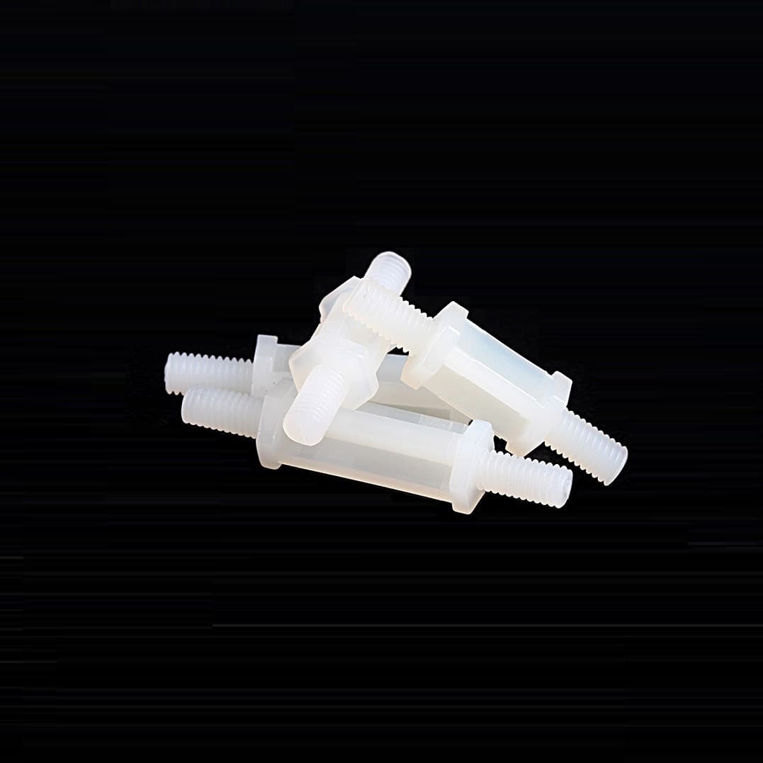 Manufacturer HPI3-8mm M3 PCB board spacer, double-headed external threaded post, hexagonal spacer, nylon spacer.