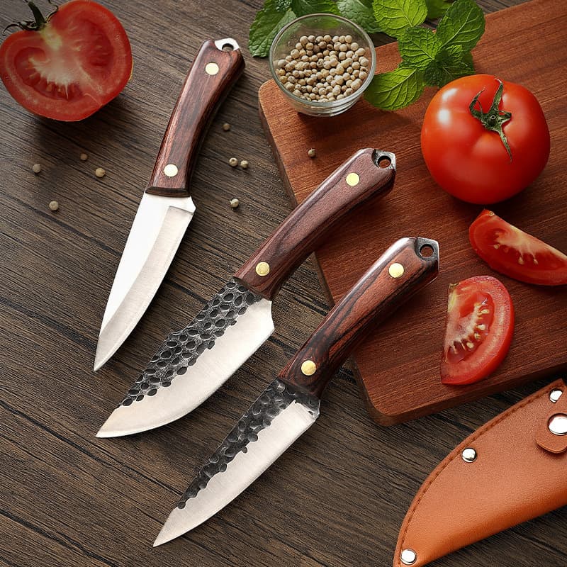 Outdoor Knife Collection: Hand-Held Meat Knife, Boning Knife, Hand-Forged Sharp Butcher Knife, Mongolian Table Knife