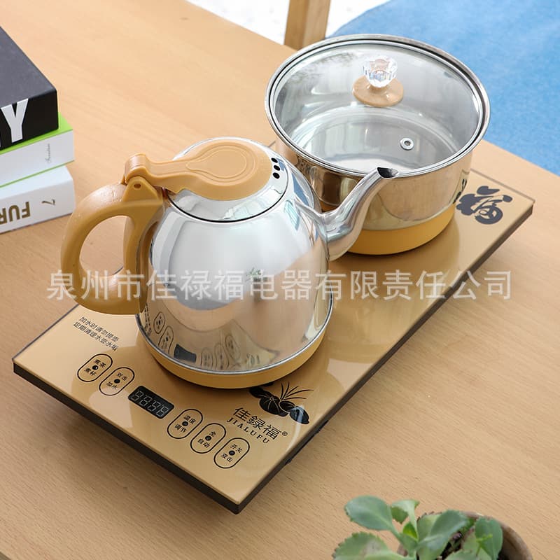Fully Automatic Electric Kettle with Water Pump, Integrated Tea Table, Dedicated Kung Fu Tea Set, Electric Tea Stove for Home Use
