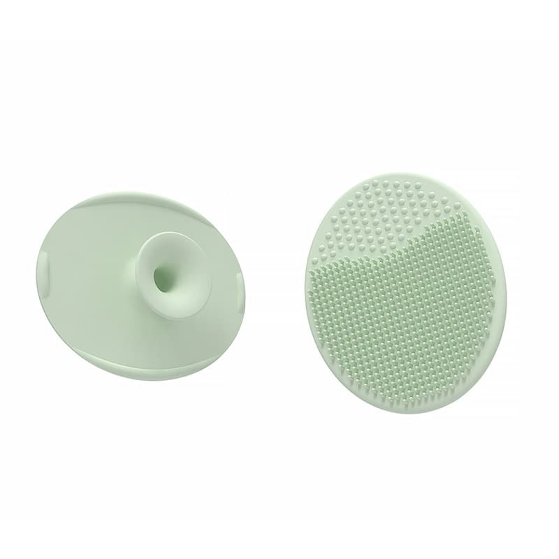Baby Silicone Shampoo Brush for Cradle Cap, Baby Bath Sponge, Infant Exfoliating Tool, Bathing Supplies