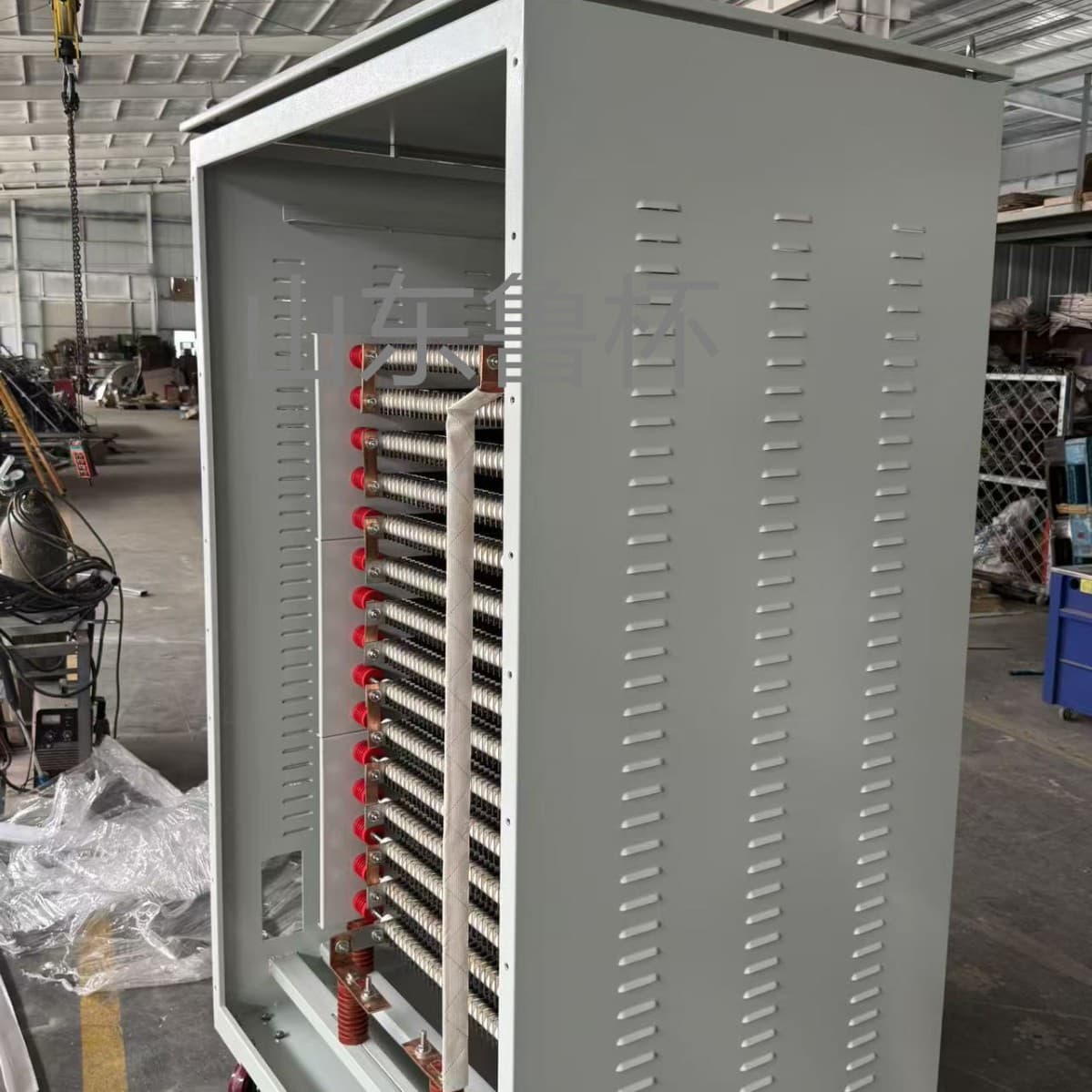 Lubay Electric 150KW Railway Resistor Cabinet for generator load testing resistors.