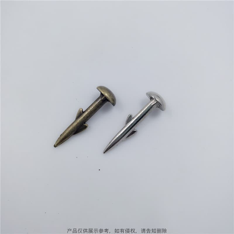Direct Factory Sales Shoe Materials Hardware Zinc Alloy Shoe Nails, Custom Various Special-Shaped Specifications Sand Nails, Decorative Nails
