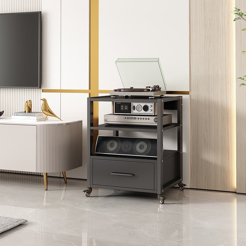 Amplifier Rack, Tube Amp Stand, Audio Cabinet, Karaoke Machine, Mixer, Headphone Amplifier Stand