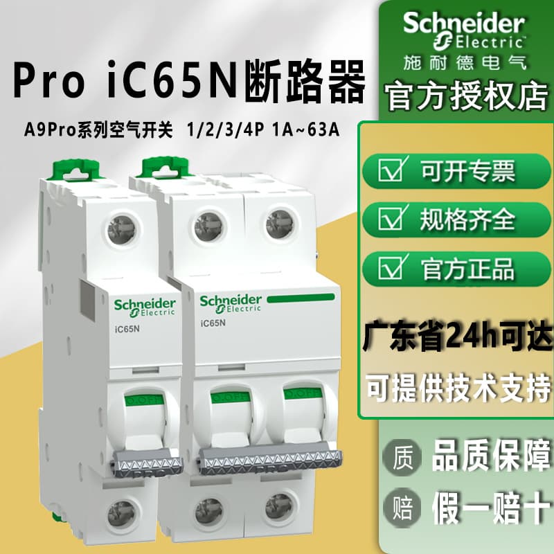 Pro ic65n circuit breaker household air switch 1p2p main gate air switch A9 Schneider air switch