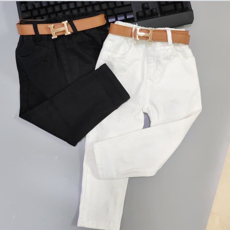 2025 New Children's Boys Autumn Ripped Jeans, Fashionable Slim Fit Tapered Pants for Spring and Fall