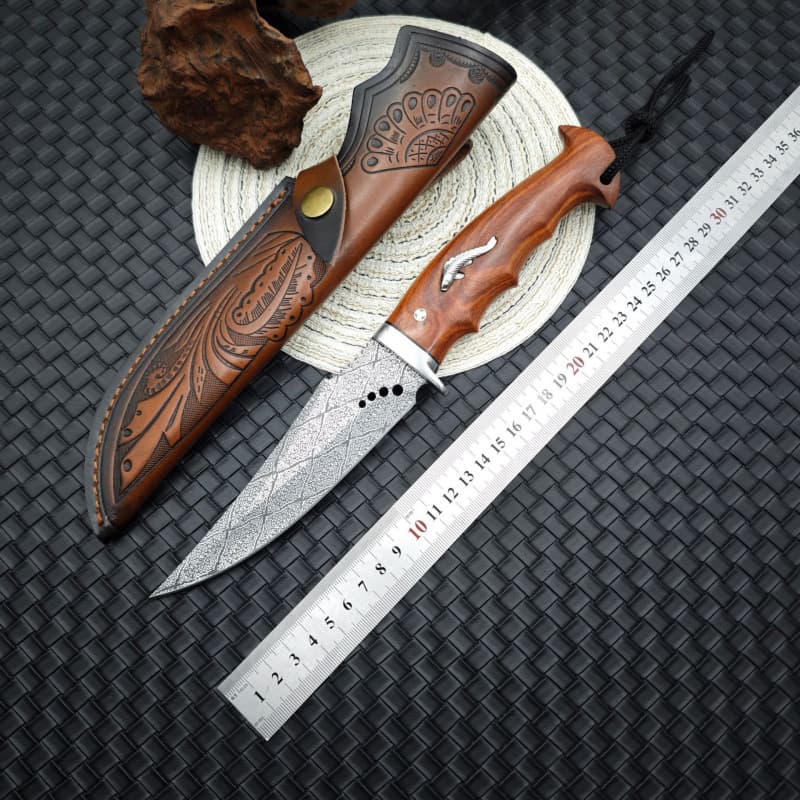 Hot Selling Hand Handle Knife High Manganese Steel Hand-forged Hand Meat Steak Fruit Knife Pure Handmade Meat Cutting BBQ Dagger