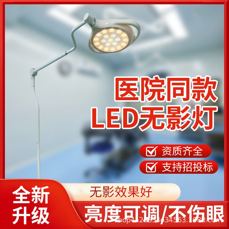 Processing Custom Cold Light Source Shadowless Lamp Medical LED Surgical Examination Lamp for Oral, Tattoo, and Pet Hospital Surgery