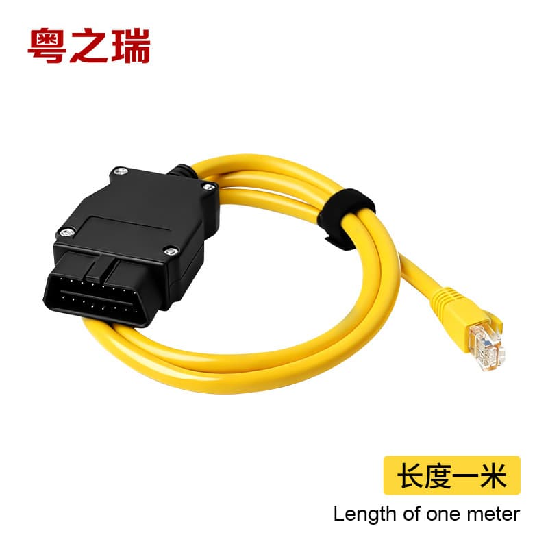 OBD Car Diagnostic Connector Network Extension Cable ENET Crystal Head Interface Cable for BMW Coding Hidden Features