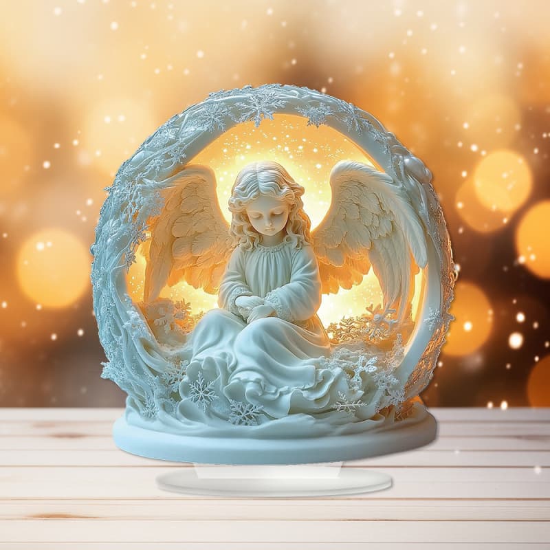 New Cross-Border Acrylic Stand Bohemian Angel Magic Ball Decoration for Study and Living Room Angel Ornament