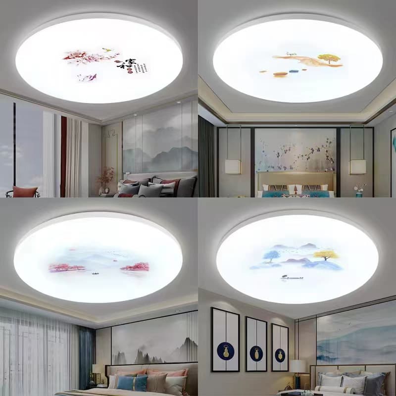 2023 New Model LED Slim Triple-Proof Light, Circular Bedroom Mosquito-Proof Dustproof Bathroom Balcony Corridor Cross-Border Factory Supply