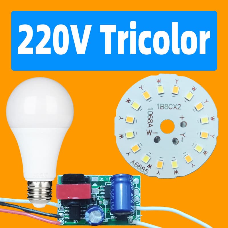 LED bulb light source board