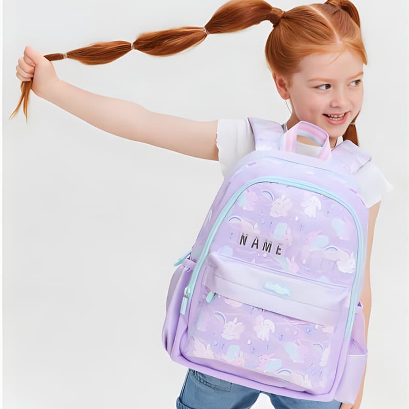 Australia Smiggle Kids Backpack Kindergarten First Grade Creative Double Shoulder Unicorn Rabbit Gift Bag