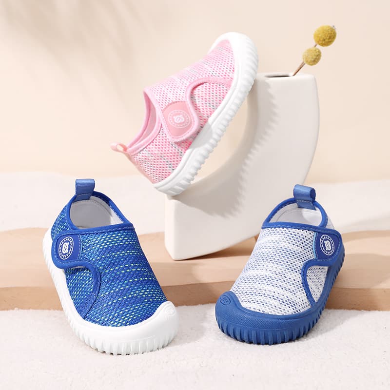 Boys Cloth Shoes 2025 New Children Indoor Shoes Kindergarten Mesh Shoes Toddler Walking Shoes Girls Shoes Korean Style Trendy