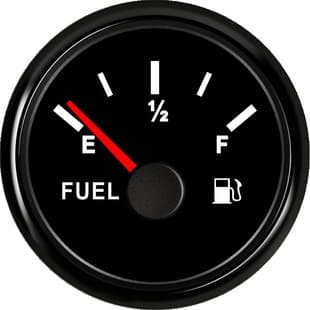 SJ Series DN52mm Analog Oil Level Gauge Fuel Gauge for Modified Vehicles 240-33 Ohm