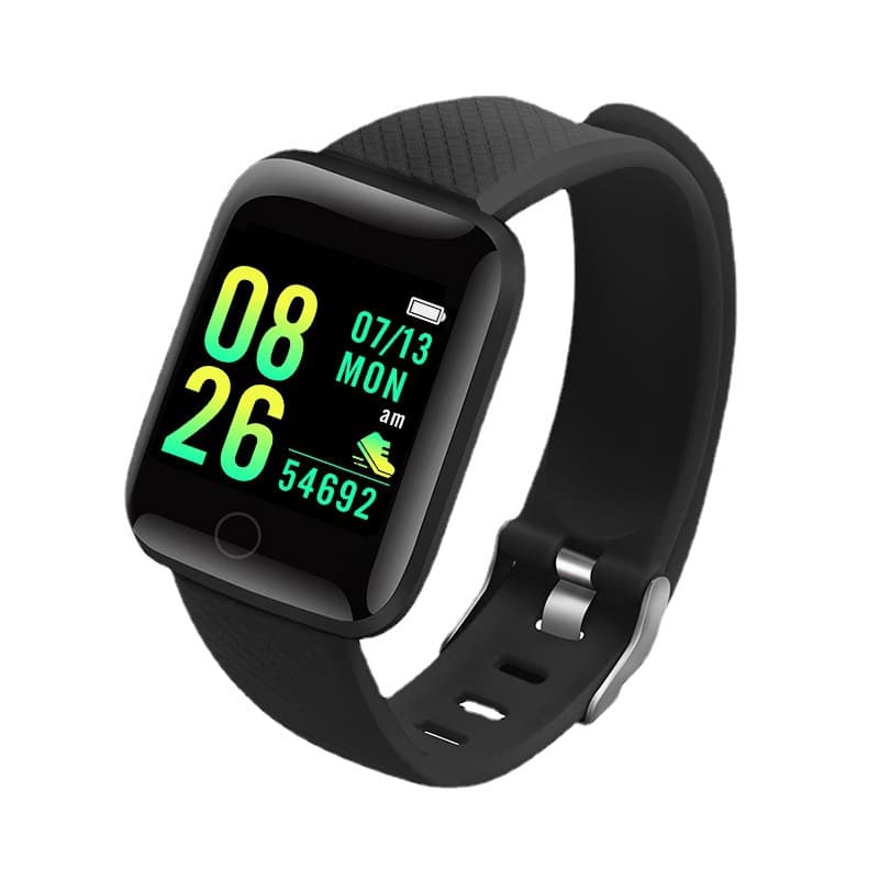 116plus Smart Fitness Tracker D13 Color Screen Pedometer Bluetooth Reminder Heart Rate Pressure Monitor Digital Computer