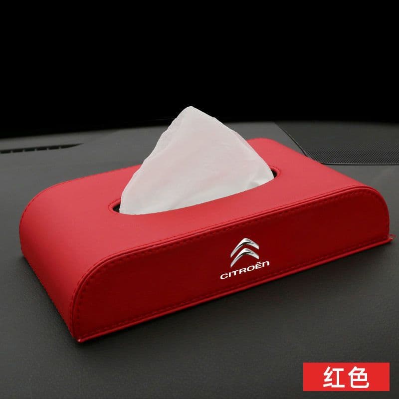 Compatible with Citroen Versailles C5X, C-Quatre C4L, C5 Aircross, Elysee C6/CX-XR Car Tissue Box Tissue Holder