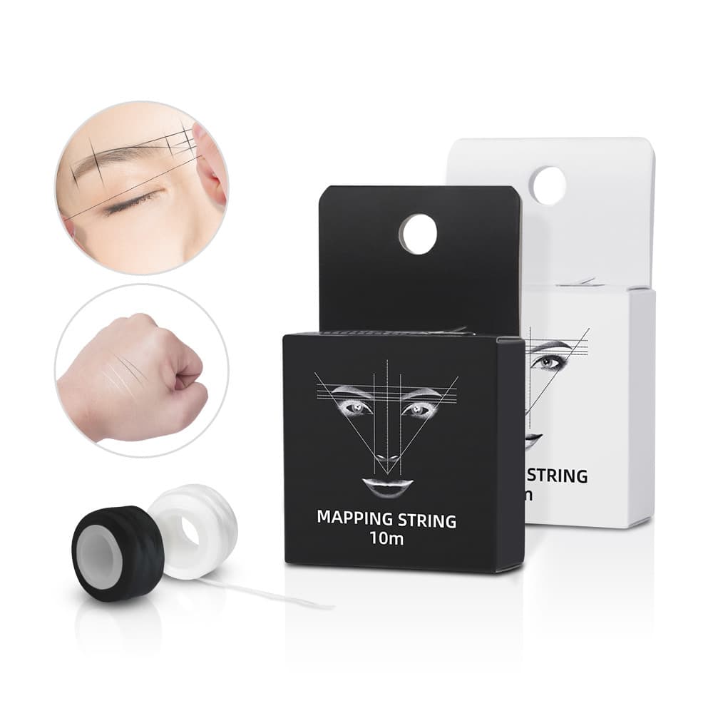 Microblading Ink Thread Tattoo Line Ruler Tattoo Auxiliary Drawing Line Ink Positioning Mapping Line Box Cross-Border Wholesale