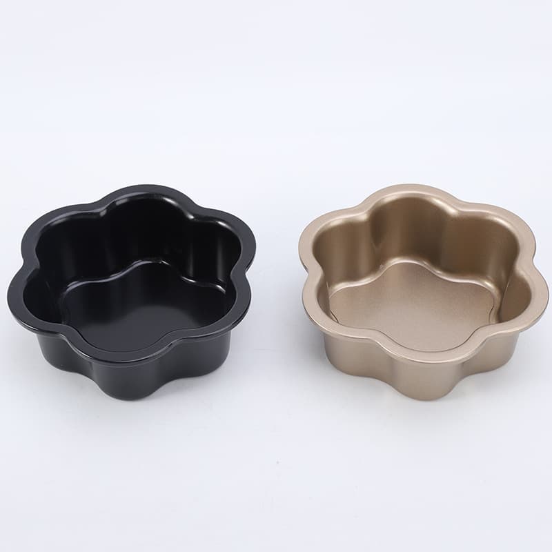 Direct Supply Baking Tools Chiffon Plum Blossom Cake Mold Removable Bottom Round Non-Stick 6inch 8inch 10inch Baking Set