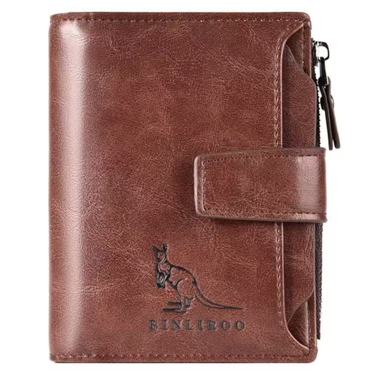 Premium Kangaroo Waxed Leather Driver's License Wallet Card Holder Multi-Function Document Organizer Card Case Vehicle Registration Card Holder