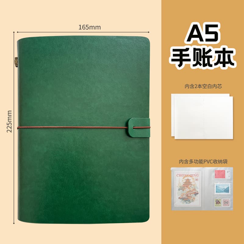 Travel Check-in Stamp Book A5 Blank Travel Journal A7 Small Pocket Notebook A6 Journal Cultural Creative Stamp Collection Book Custom