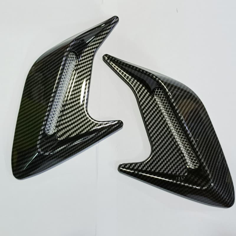 Car Shark Gill Real Air Vent Side Vent Hood Decoration Air Intake Fake Vent Sticker Modification Accessories