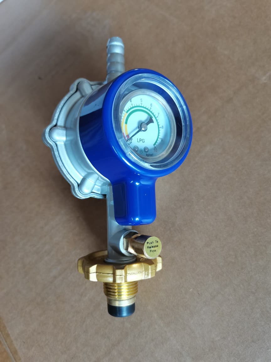Export Philippines household Hong explosion-proof LPG regulator 0.6L self-locking low-pressure valve, automatic shut-off safety valve