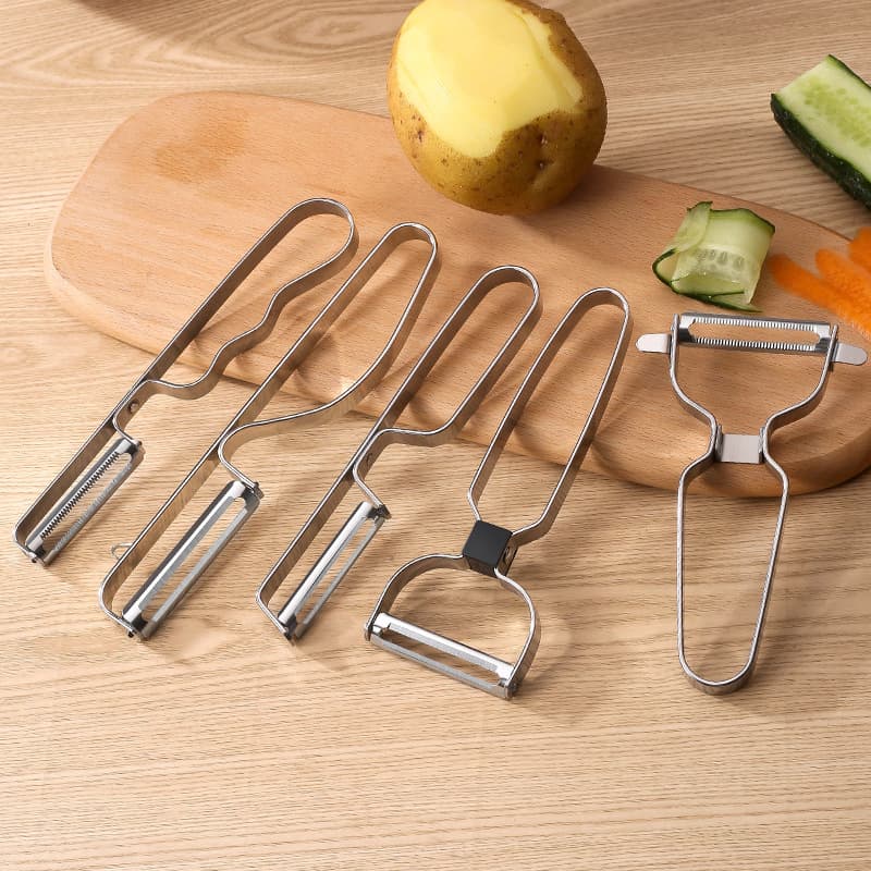 Kitchen Stainless Steel Fruit Peeler, Multi-Function Potato Vegetable Grater, Melon Peeler, Factory Direct