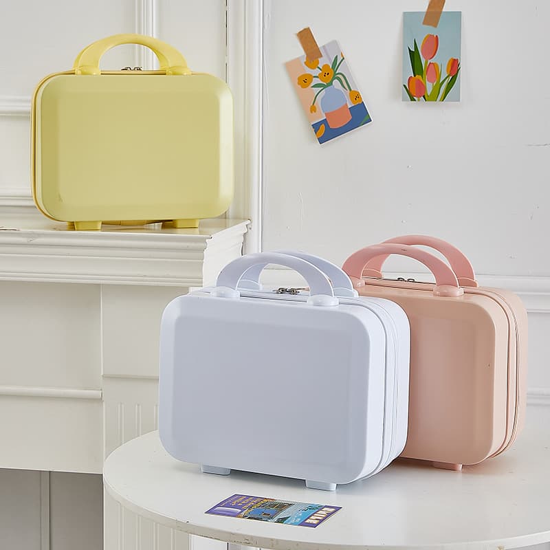 Printed Makeup Case Handbag 14-Inch Wedding Gift Portable Luggage Travel Case Retro Factory Wholesale
