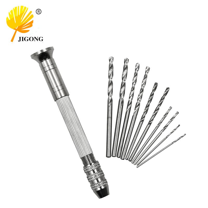 Mini hand drill, manual hole drill, wood amber model, olive pit drill, antique hand-made drilling tool