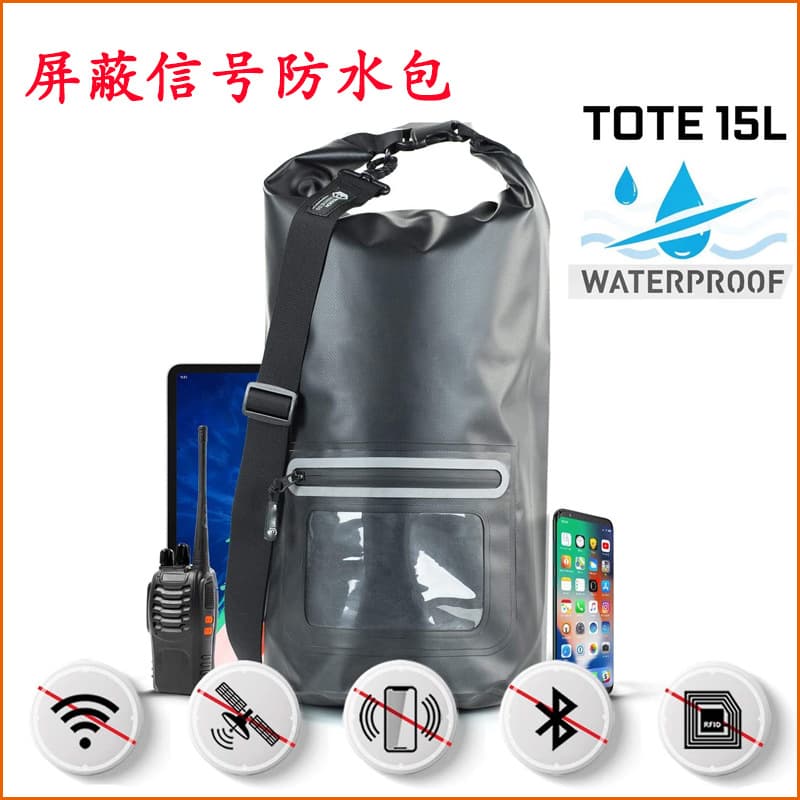 New Hot Sale Multi-functional RFID Magnetic Shielding Anti-radiation Anti-signal Detection Outdoor Sports PVC Waterproof Backpack