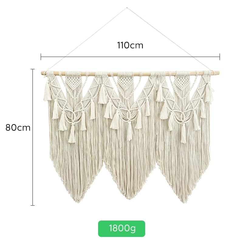 New Cross-Border Home Wall Hanging Tapestry Handwoven Wall Decor Colorful Tassel Pendant for Home and Guesthouse Decoration