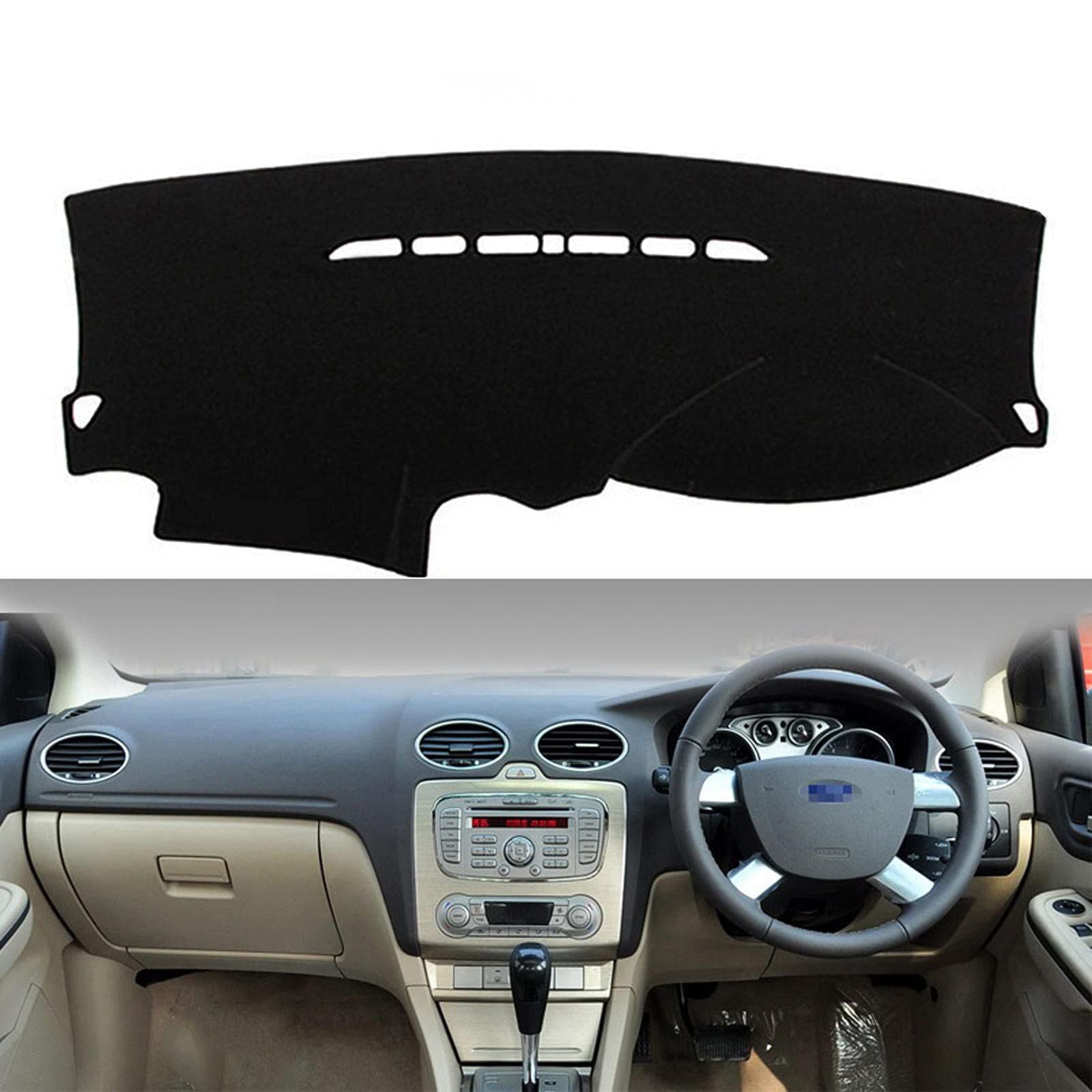 Compatible with Ford Focus 2 MK2 05-11 Car Dashboard Cover Instrument Panel Sun Shade Mat