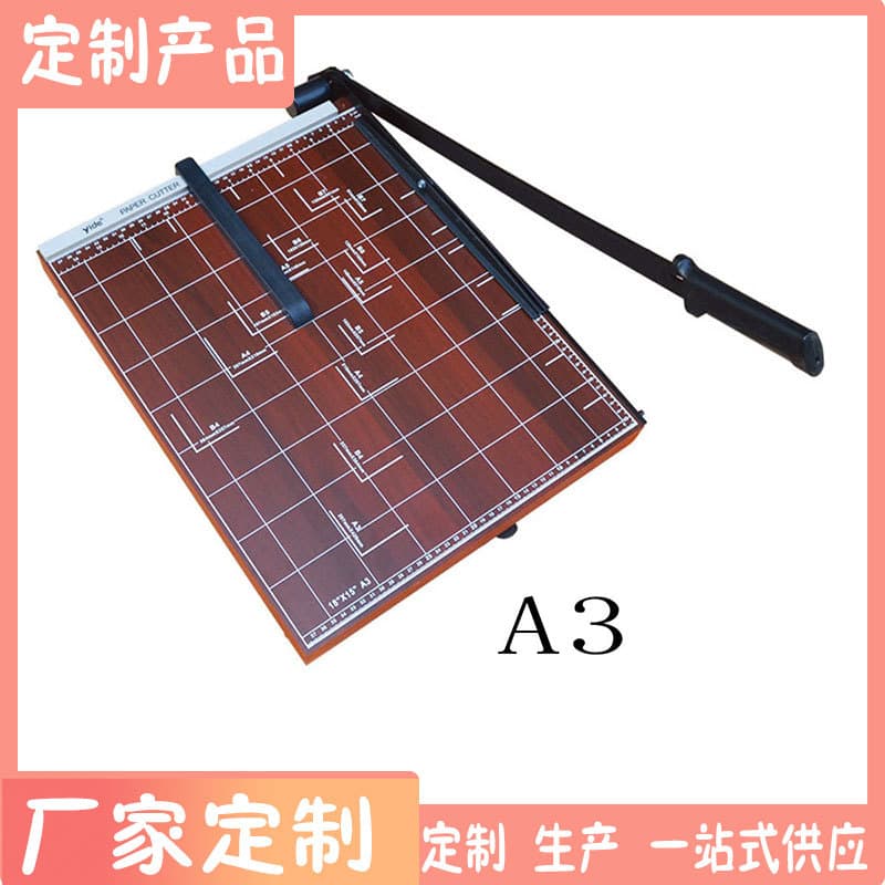 Factory Wholesale A3 Wooden Manual Rolling Paper Cutter for Photo Paper Thick Layer Cutting Machine