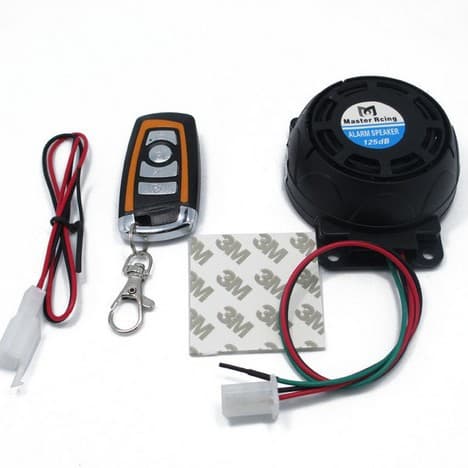 Motorcycle Alarm Anti-Theft Siren with Integrated Host, UFO Shape, UFO-Shaped Anti-Theft Device