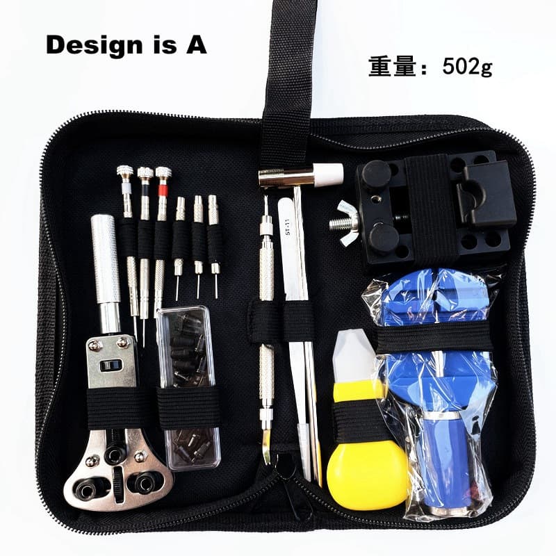Watch Repair Tool Kit 147-Piece Watch Maintenance Tool Set Disassembly and Battery Replacement Combo
