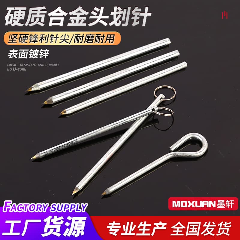Wholesale Alloy Tip Scriber for Construction Decoration Tile Marking Pen, Hard Glass Engraving Pen, Single-End Scriber Sharp Needle