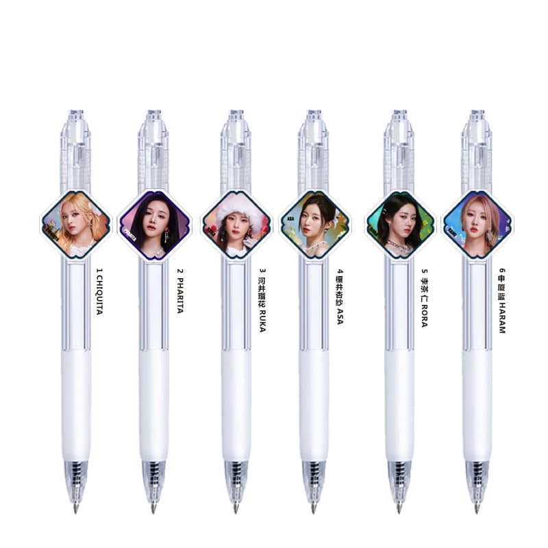 Korean new girl group BABYMONSTER style peripherals Zheng Yaxuan Li Charen signature pen gel pen 40