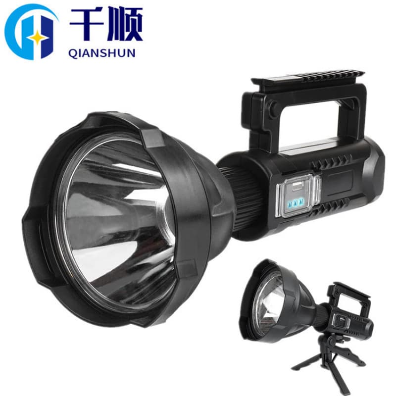New P70 Searchlight Outdoor High-Power Multi-Function LED Long-Range Waterproof Rechargeable Handheld Flashlight