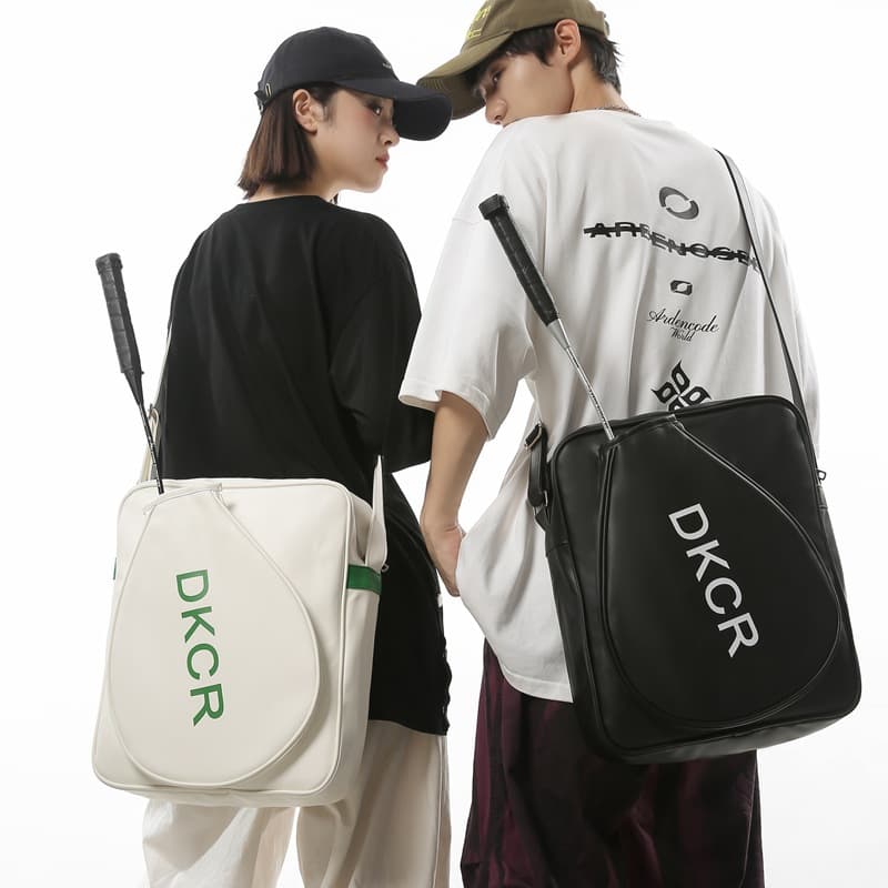 One-shoulder badminton racket bag, tennis racket bag, fashionable one-shoulder crossbody bag, male and female student bag, sports badminton bag