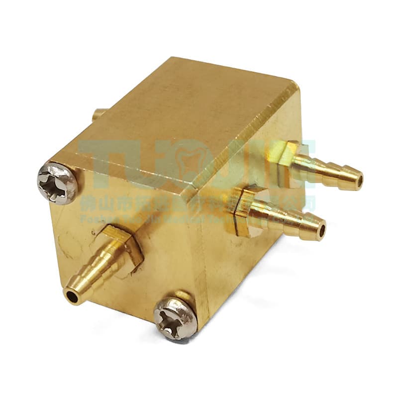 Dental Materials Oral Instruments Dental Equipment Dental Accessories Square Water Press Valve Pneumatic Water Valve Four-Nozzle
