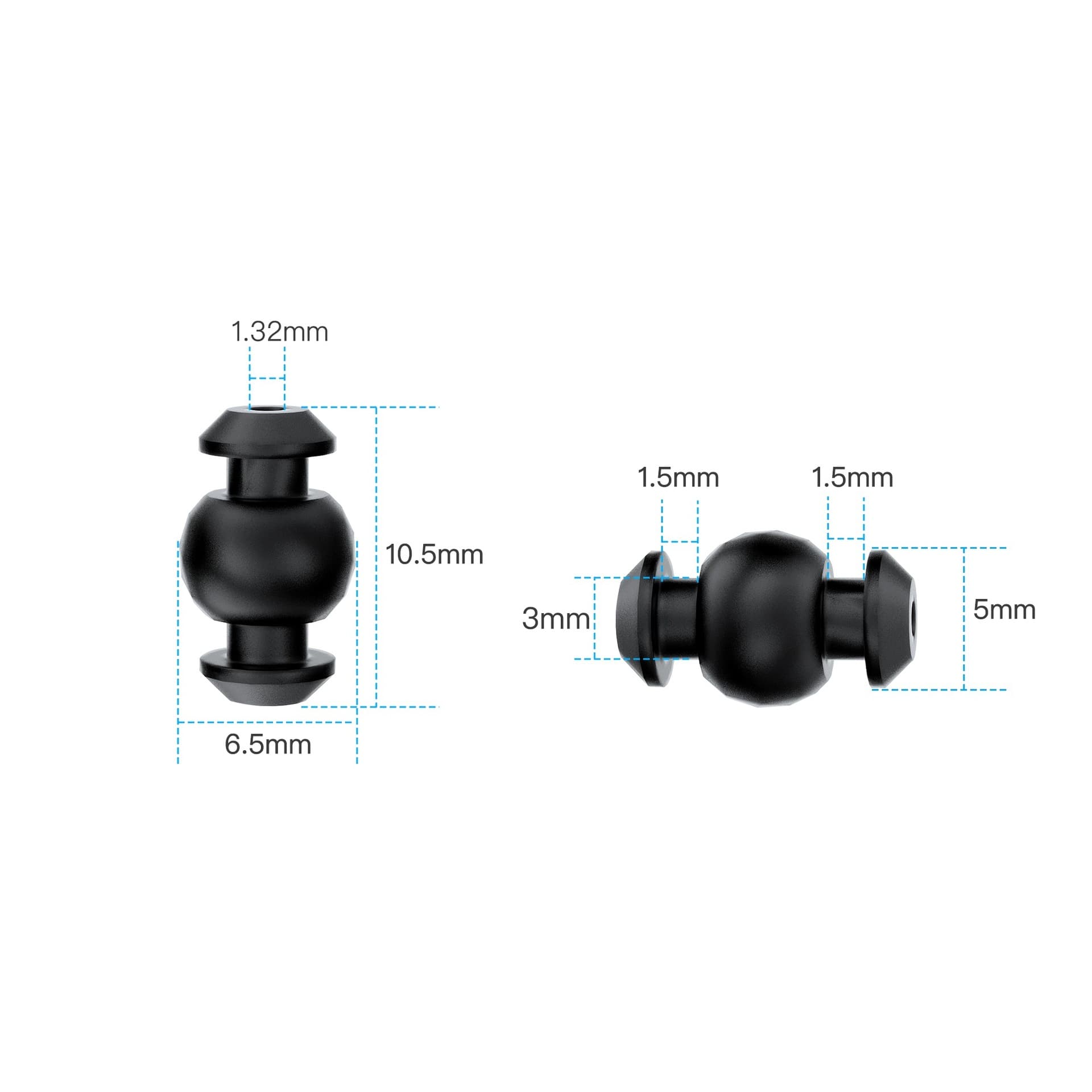 Black Shadow 20/25/35 V2 Accessories Drone Gimbal Damper In Stock FPV 40° Lens Aging Resistant
