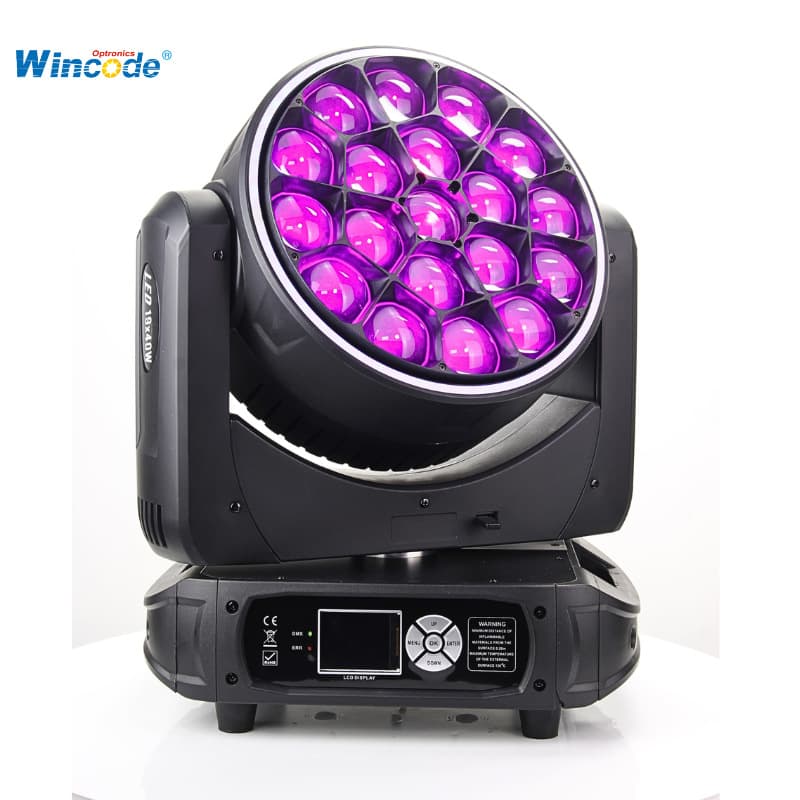 K15 19X40W Bee Eyes Rgbw 4in1 Led Zoom Wash Moving Head Light