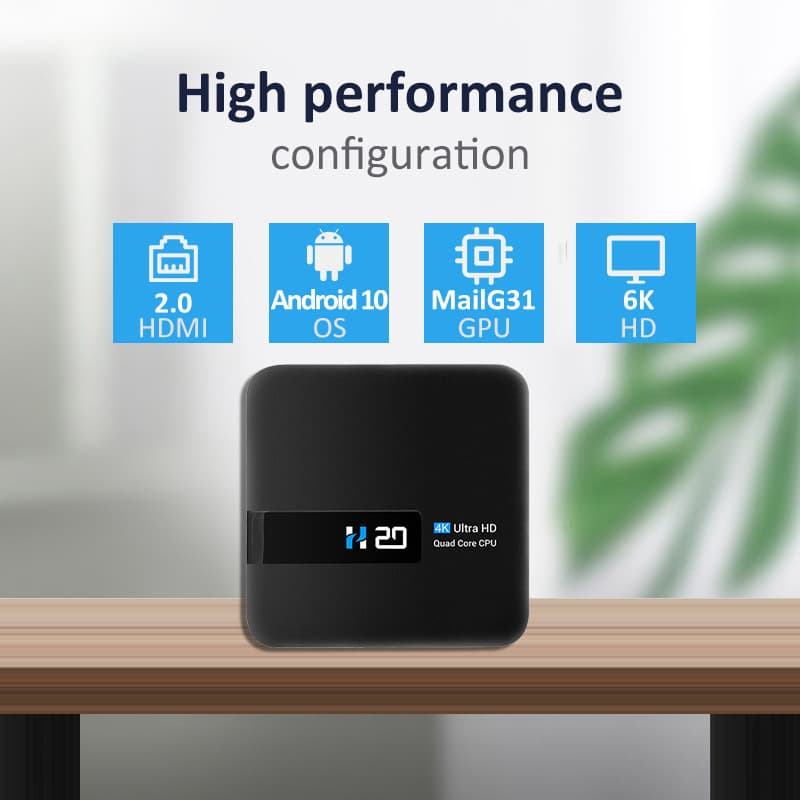 6K Cross-Border Factory New Network TV Box H40 H616 Android 10 6K HD Network Player TV BOX