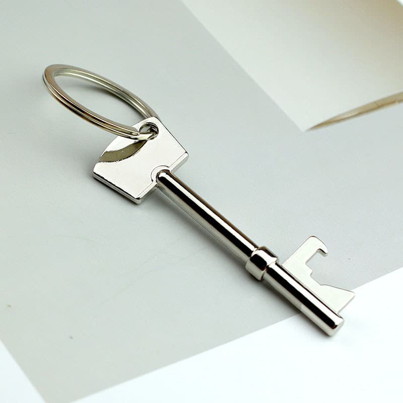 Creative Beer Bottle Opener Keychain for Men, Car Key Holder, Portable Bottle Opener, Wholesale
