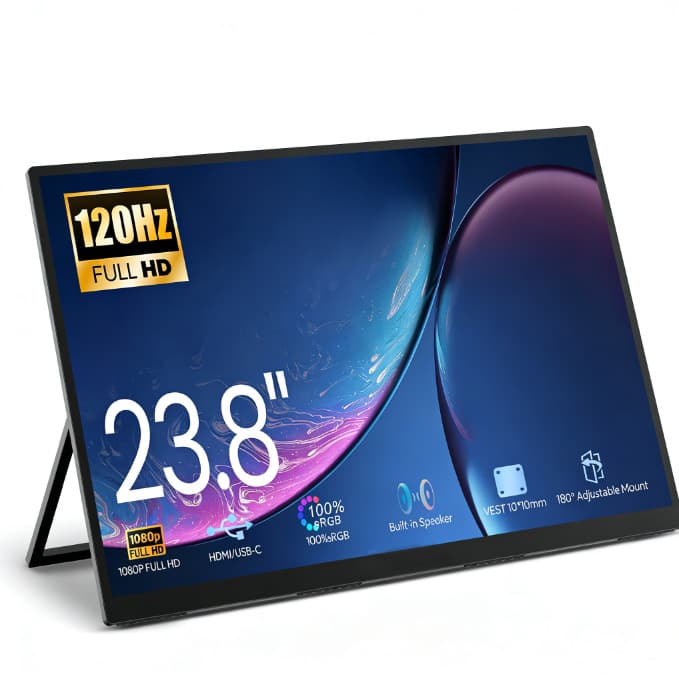 Portable display high-definition 120hz mobile screen projection notebook ps5/switch host external expansion screen