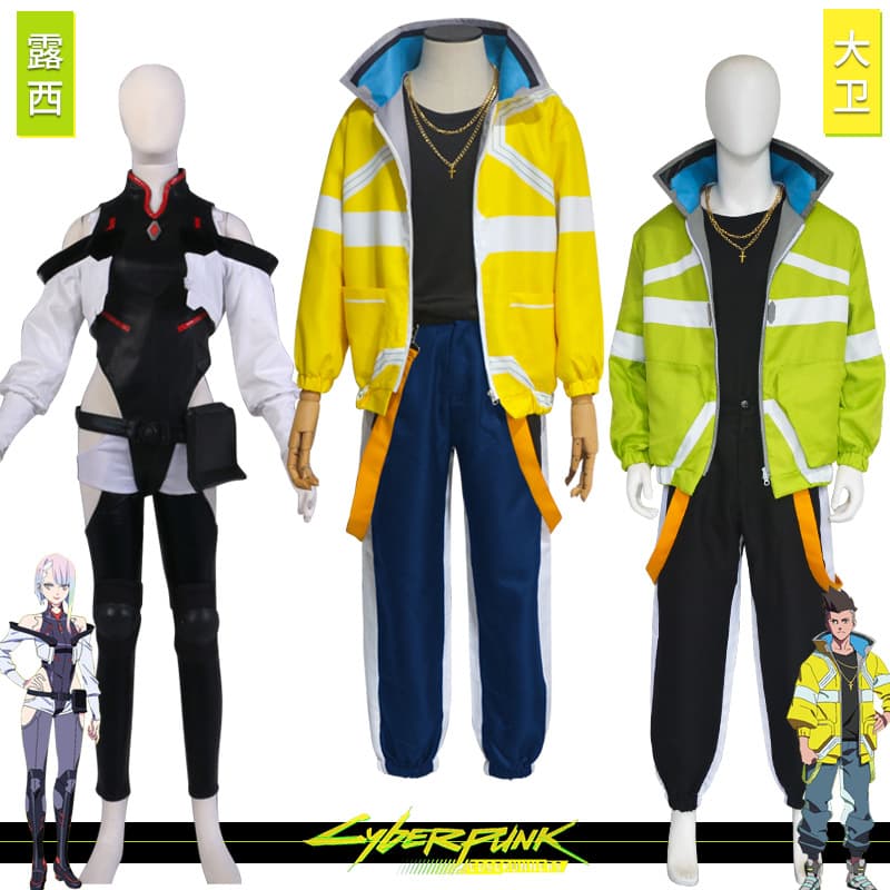 Cyberpunk: Fringe Walker Cos Suit Male Lucy David Cosplay Costume Cyberpunk Game Costume