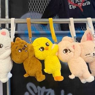 STRAY KIDS Lee Know Bang Chan Hyunjin SKZOO Plush Mini Backpack Doll Figure