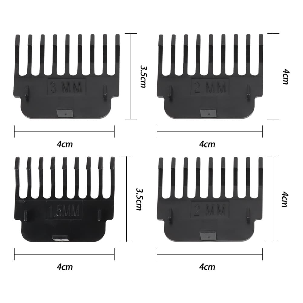 Cross-border Supply Longfeng T9 Hair Clipper Accessories: Limiter Comb, Flannel Bag, Small Comb, Charging Stand, Charger, Battery, Blade