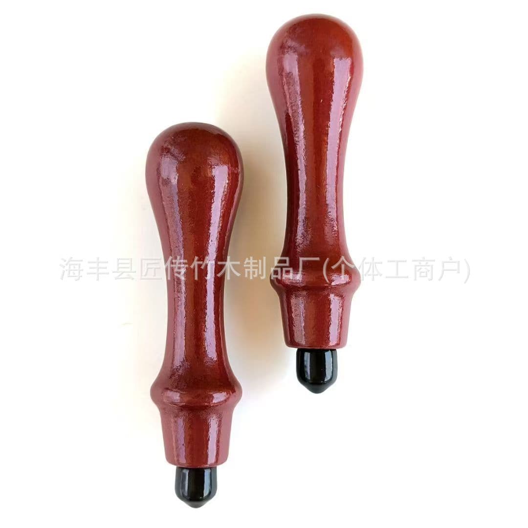 Factory Stock European Vintage Furnace DIY Sealing Small Furnace Solid Wood Wax Seal Furnace Handle with Wooden Handle