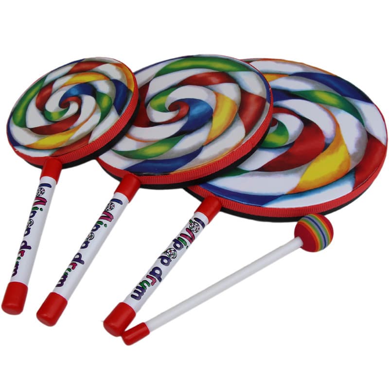 Promotion Orff Children's Percussion Instrument Lollipop Drum, Kindergarten Music Teaching Aid, Early Education Music